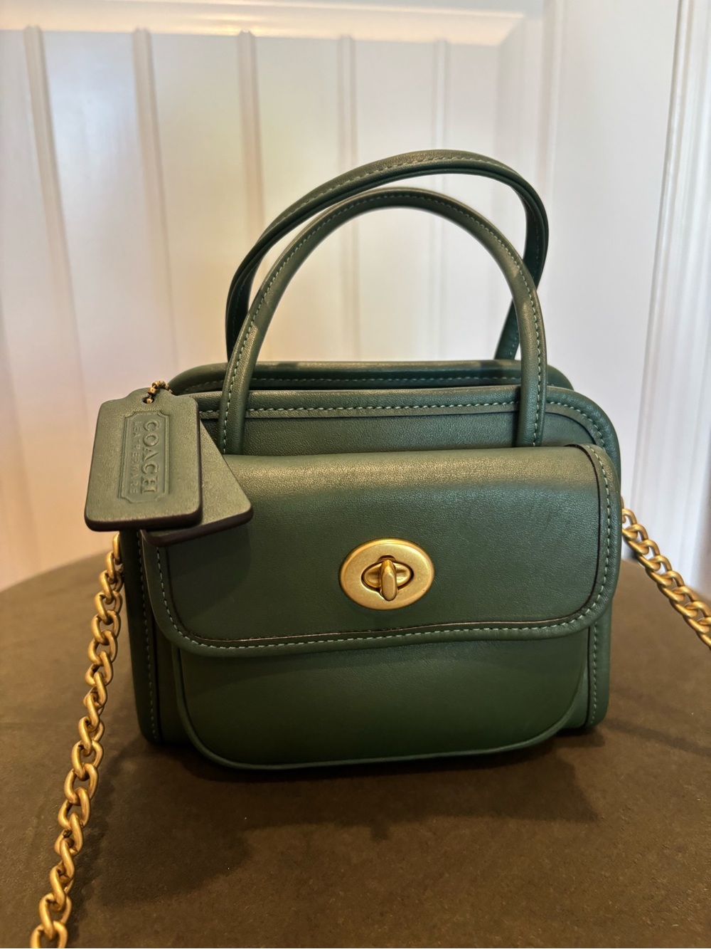 COACH Originals Glovetanned Leather Mini Safari Crossbody Bag - Picture 2 of 5